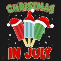 Christmas In July Festive Popsicles Kids Hoodie thumb 5
