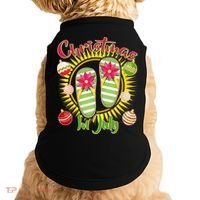 Christmas In July Summer Flip Flops Doggie Tank thumb 0