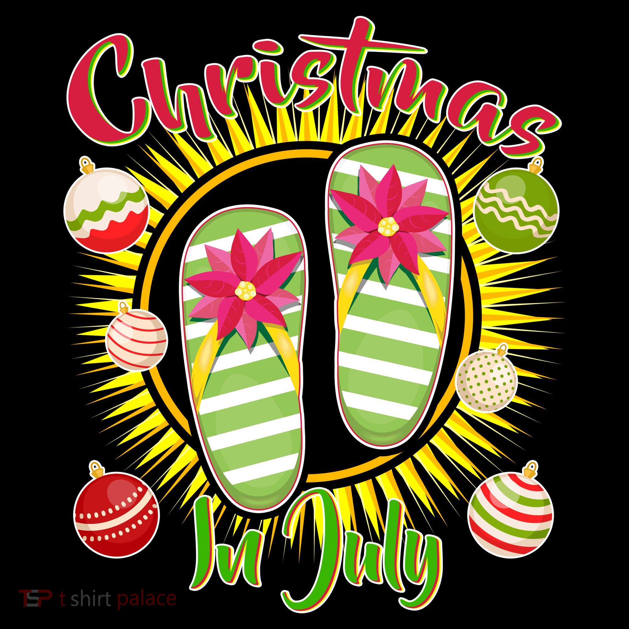 Christmas In July Summer Flip Flops Coffee Mug