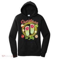 Christmas In July Summer Flip Flops Women's Hoodie thumb 0