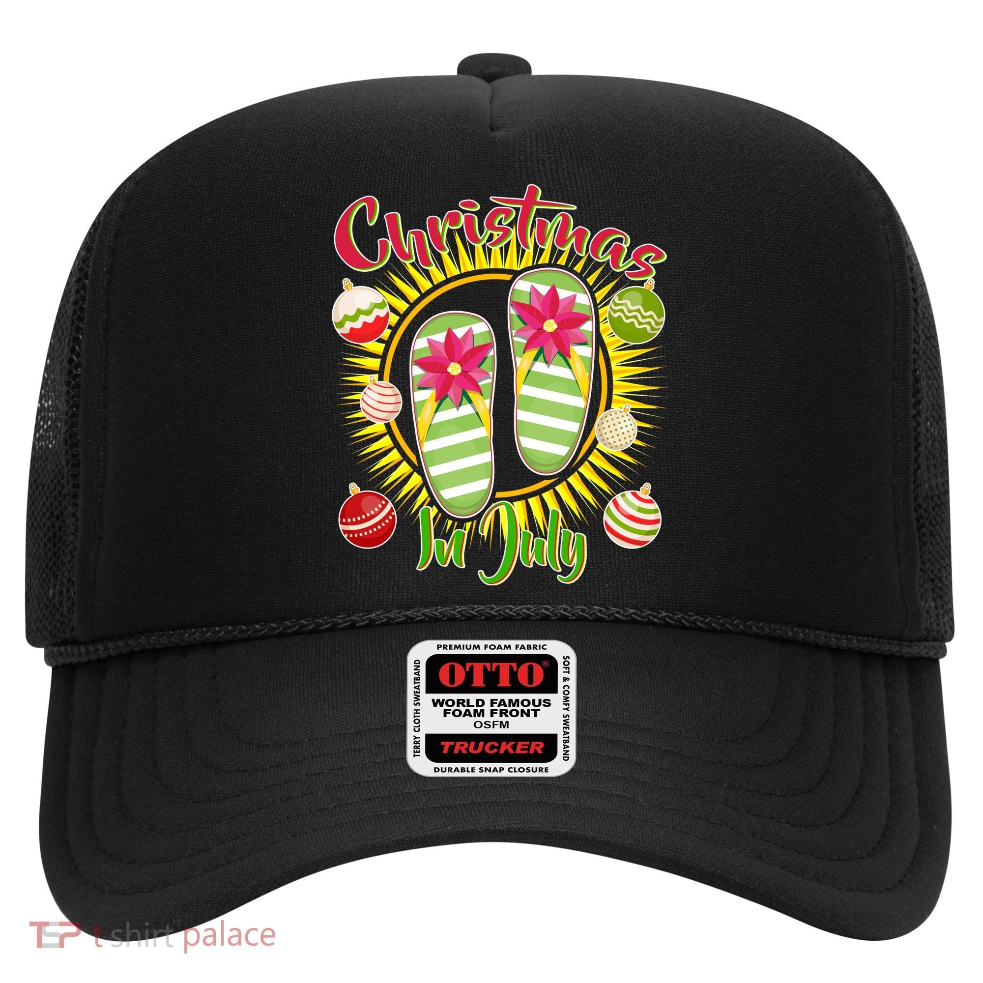 Christmas In July Summer Flip Flops Hat