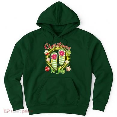 Christmas In July Summer Flip Flops Hoodie