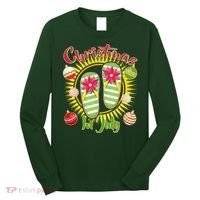 Christmas In July Summer Flip Flops Long Sleeve Shirt thumb 0