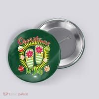 Christmas In July Summer Flip Flops Button thumb 0