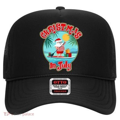 Christmas In July Surfer Santa Claus  Hat