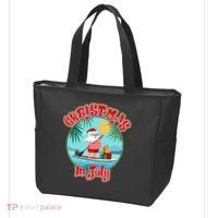 Christmas In July Surfer Santa Claus  Tote Bag thumb 3