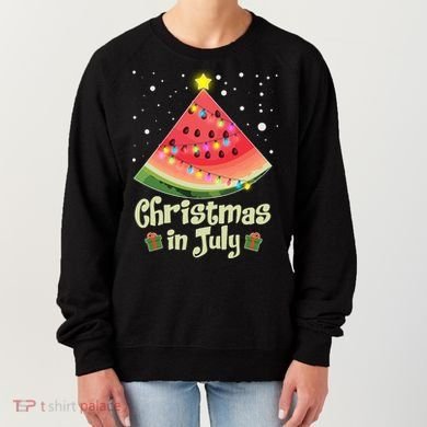 Christmas In July Watermellon Tree Women's Sweatshirt