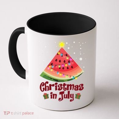 Christmas In July Watermellon Tree Coffee Mug