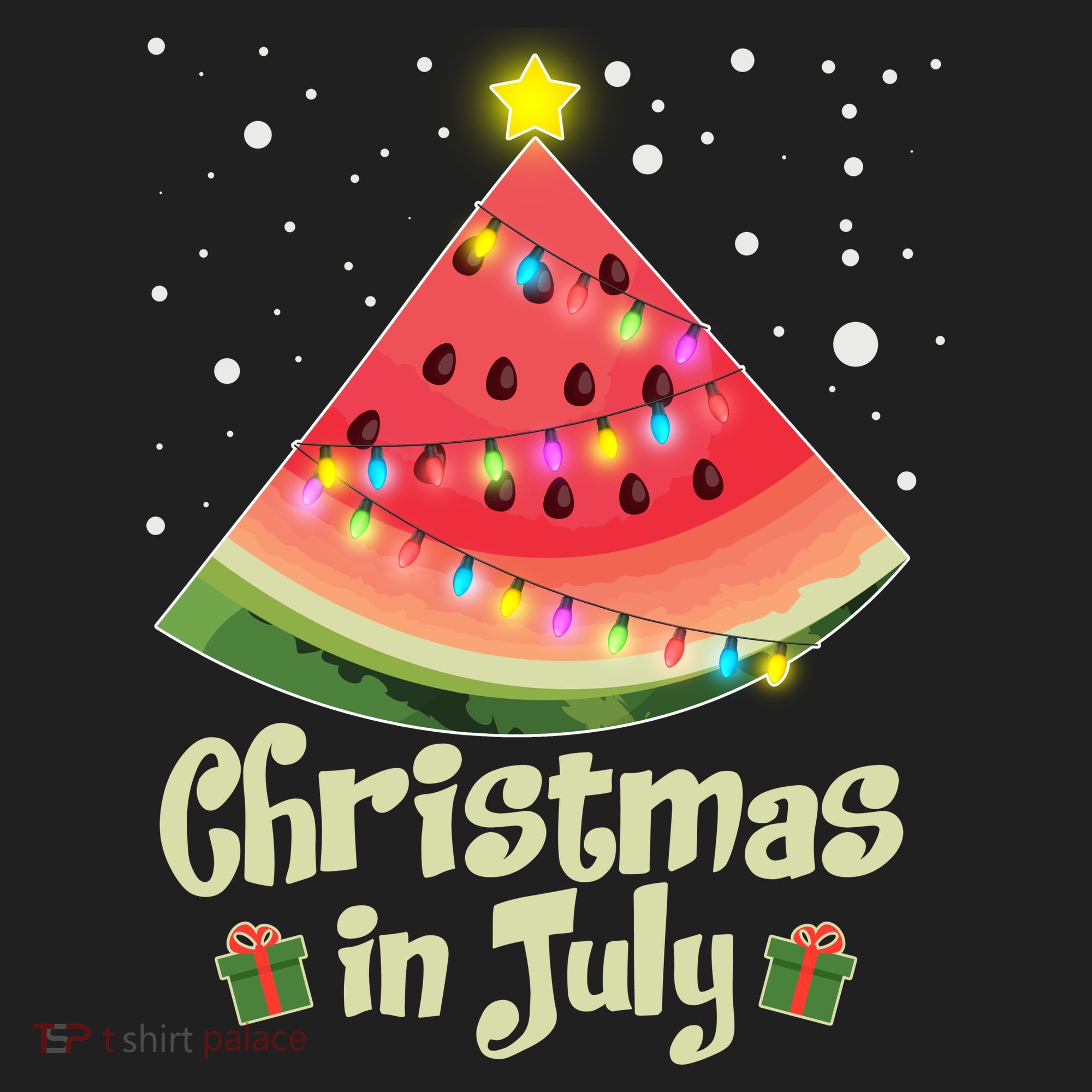 Christmas In July Watermellon Tree Beanie
