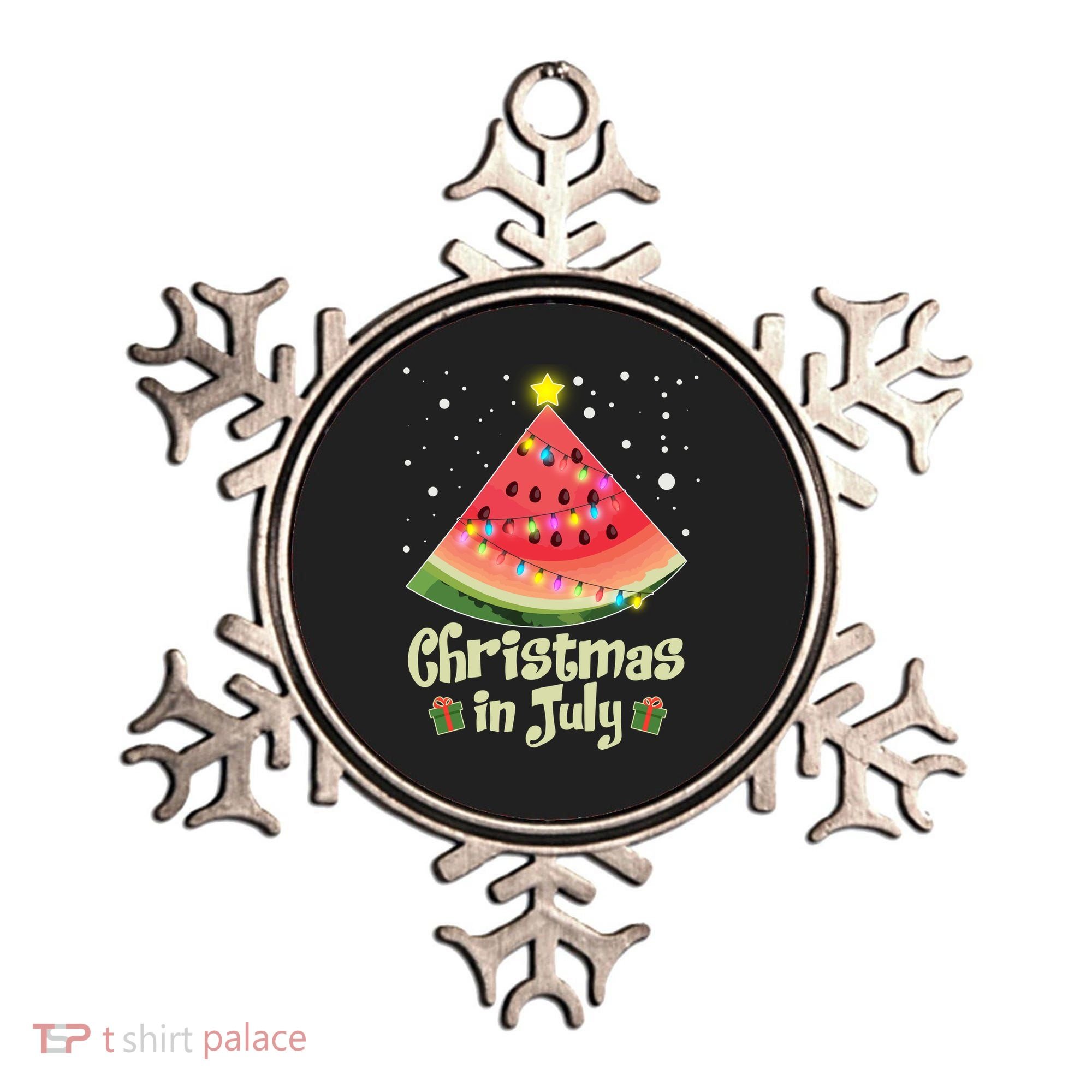 Christmas In July Watermellon Tree Ornament
