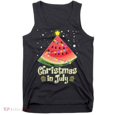 Christmas In July Watermellon Tree Tank Top