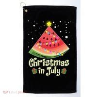 Christmas In July Watermellon Tree Golf Towel thumb 0