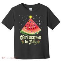 Christmas In July Watermellon Tree Toddler T-Shirt thumb 0
