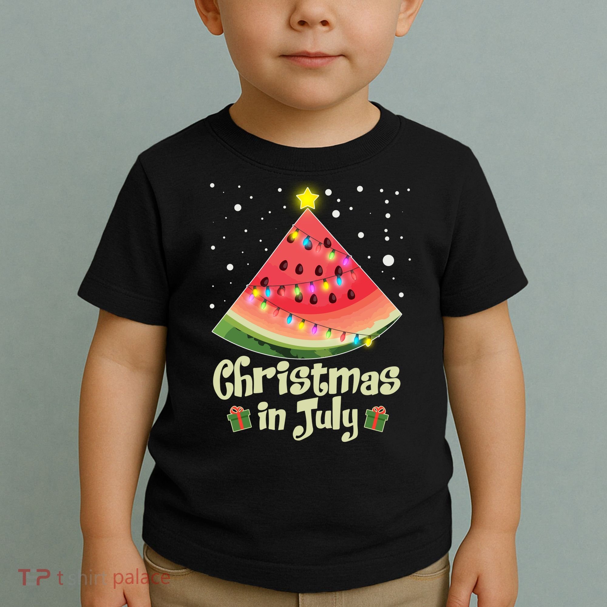 Christmas In July Watermellon Tree Toddler T-Shirt