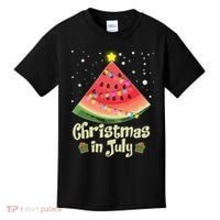 Christmas In July Watermellon Tree Kids T-Shirt thumb 0