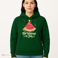 Christmas In July Watermellon Tree Hoodie thumb 5