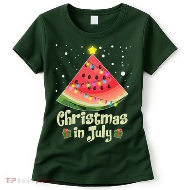 Christmas In July Watermellon Tree Women's T-Shirt