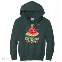 Christmas In July Watermellon Tree Kids Hoodie thumb 0