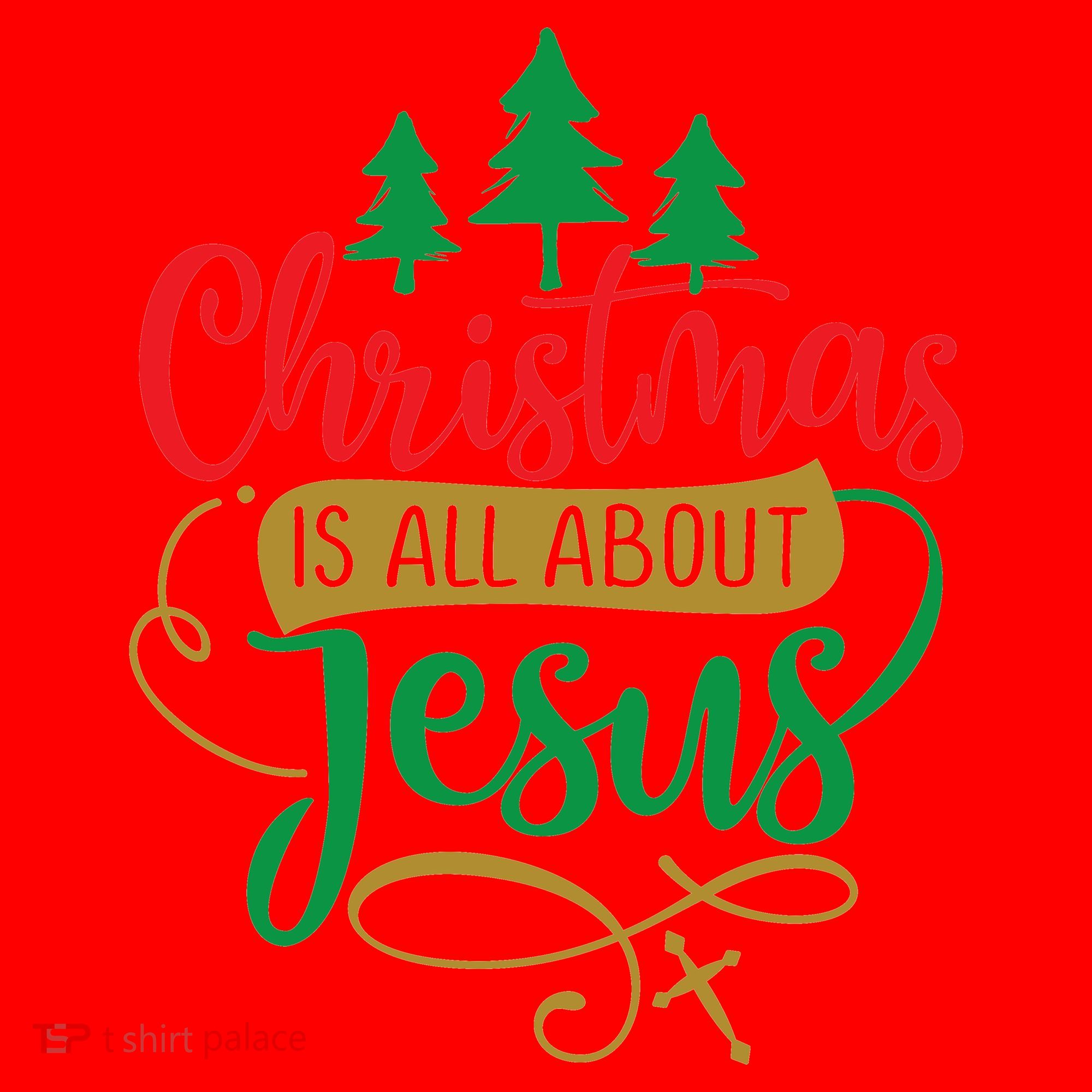 Christmas Is All About Jesus Birthday Christian Santa Hat