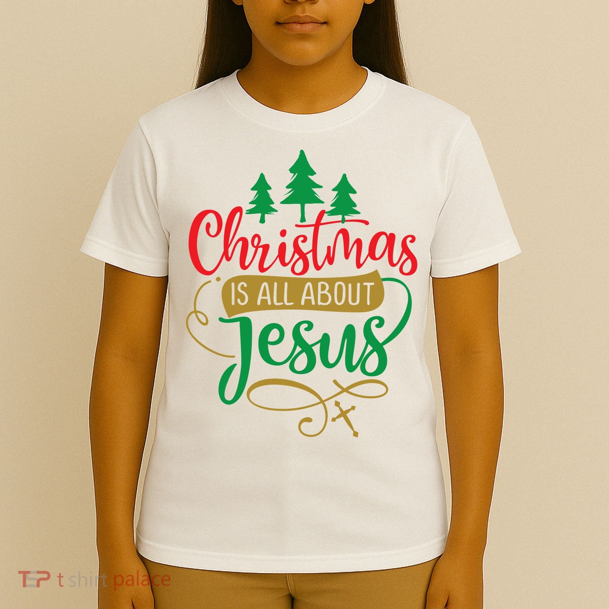 Christmas Is All About Jesus Birthday Christian T-Shirt
