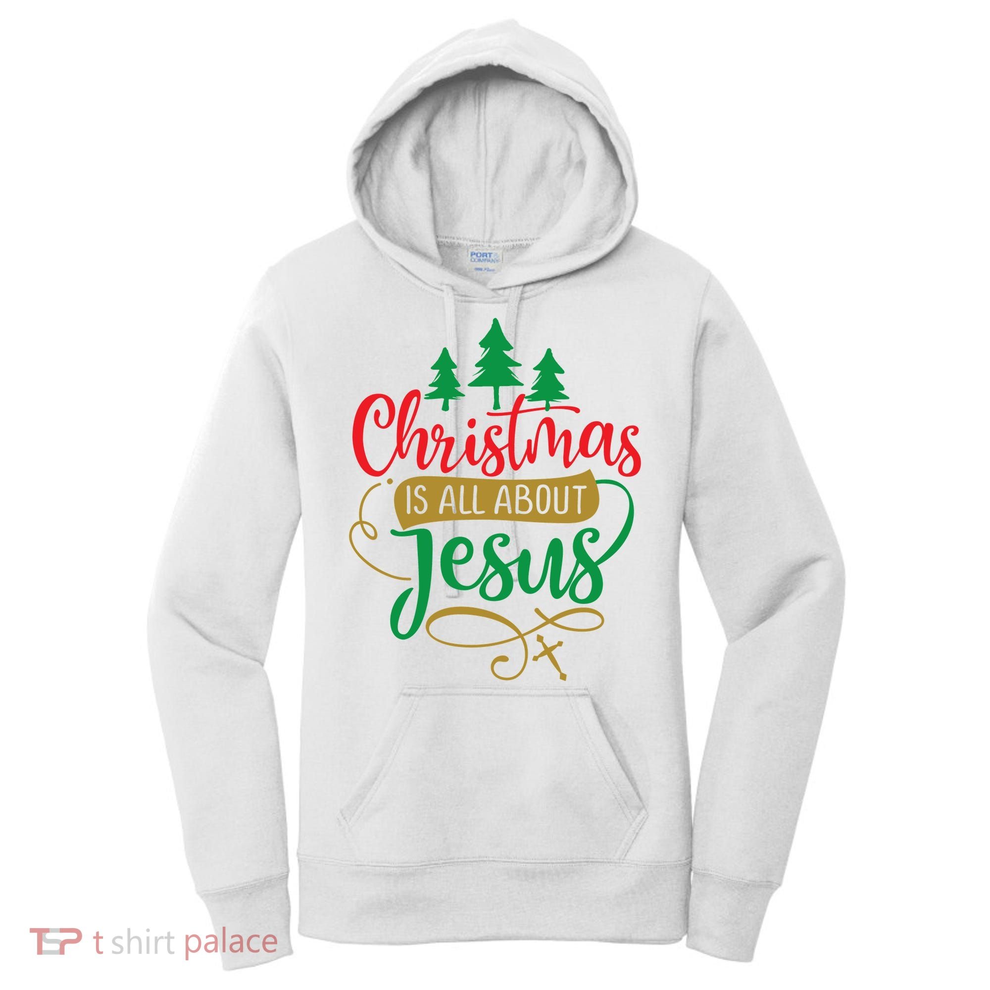Christmas Is All About Jesus Birthday Christian Women's Hoodie