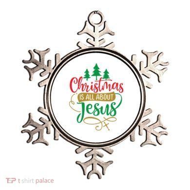 Christmas Is All About Jesus Birthday Christian Ornament