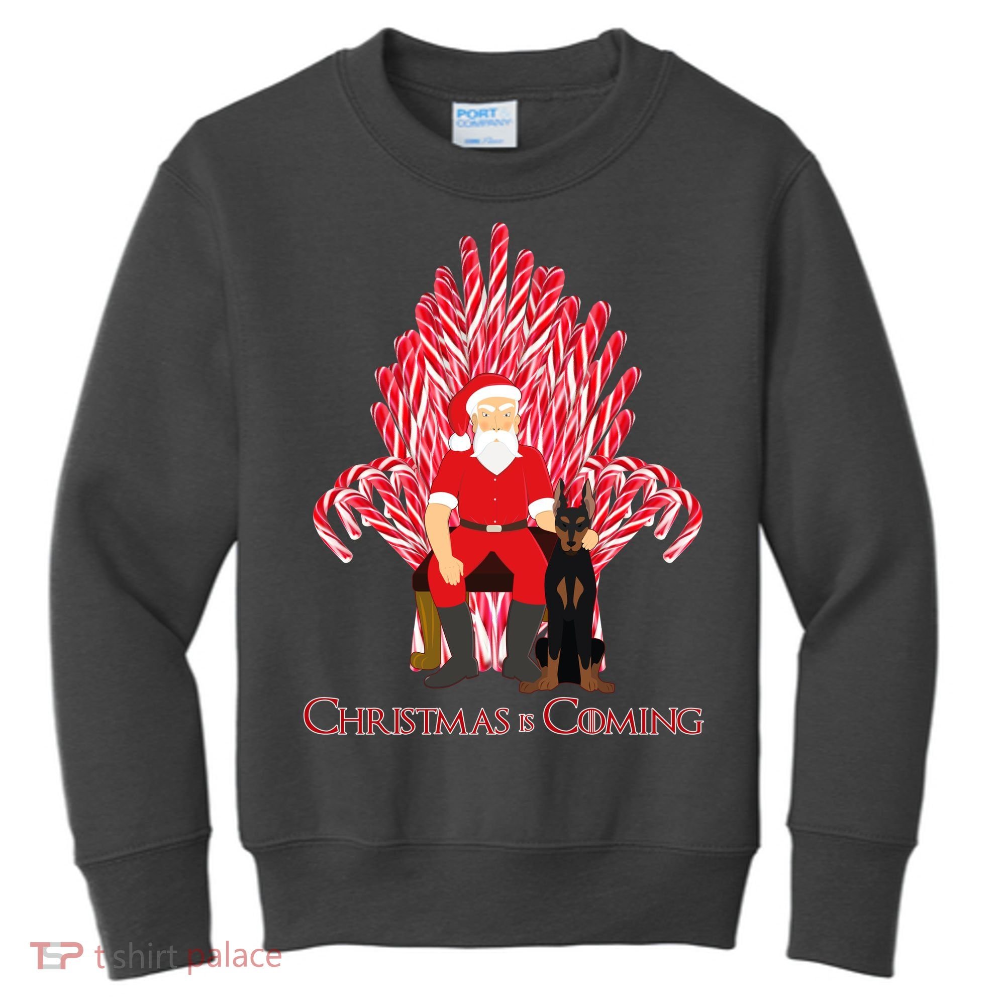 Christmas Is Coming  Kids Sweatshirt