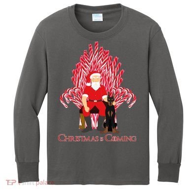 Christmas Is Coming  Kids Long Sleeve Shirt