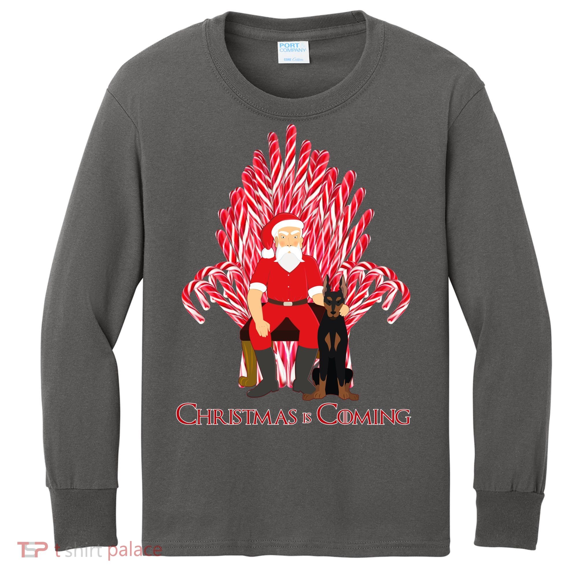 Christmas Is Coming  Kids Long Sleeve Shirt