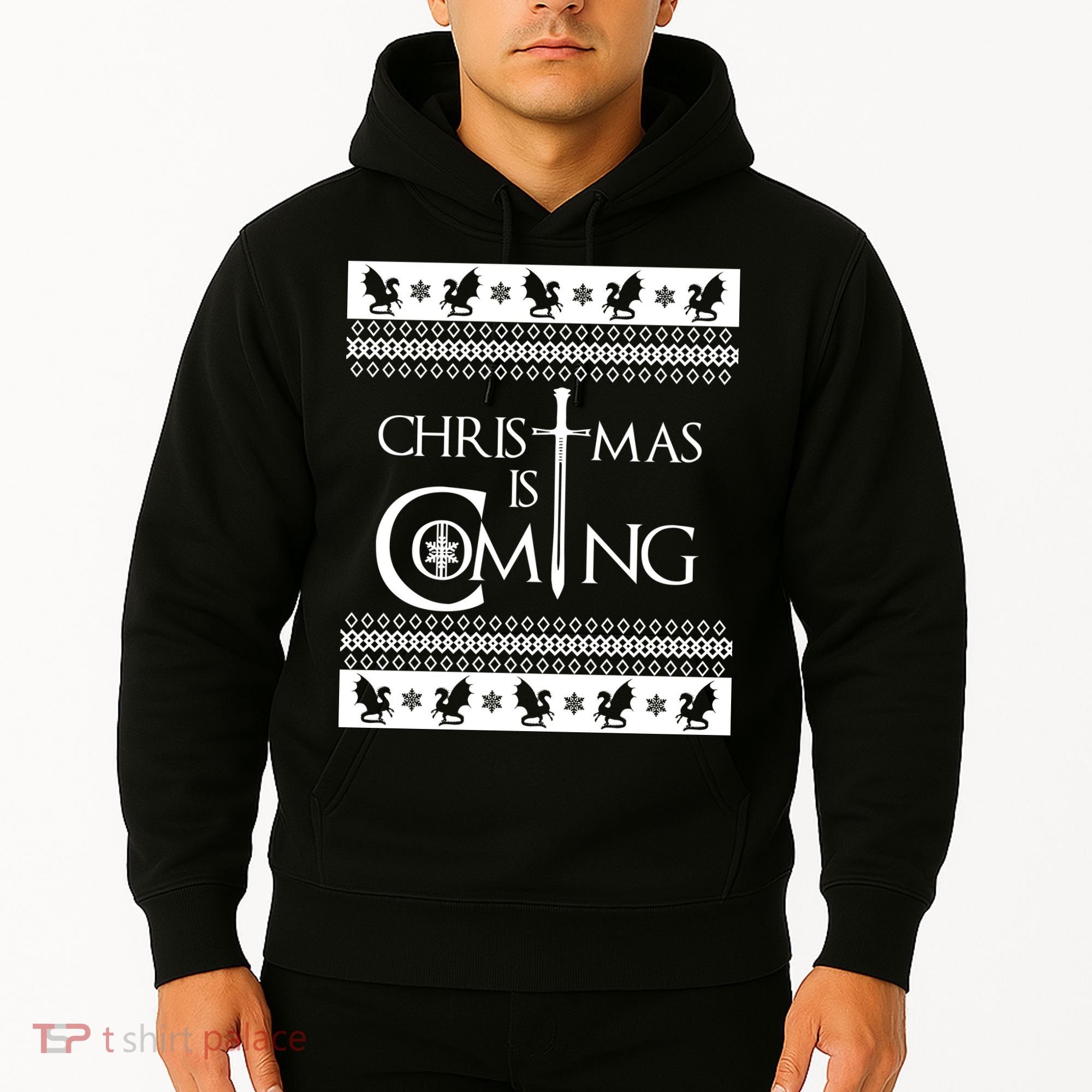 Christmas Is Coming Ugly Hoodie