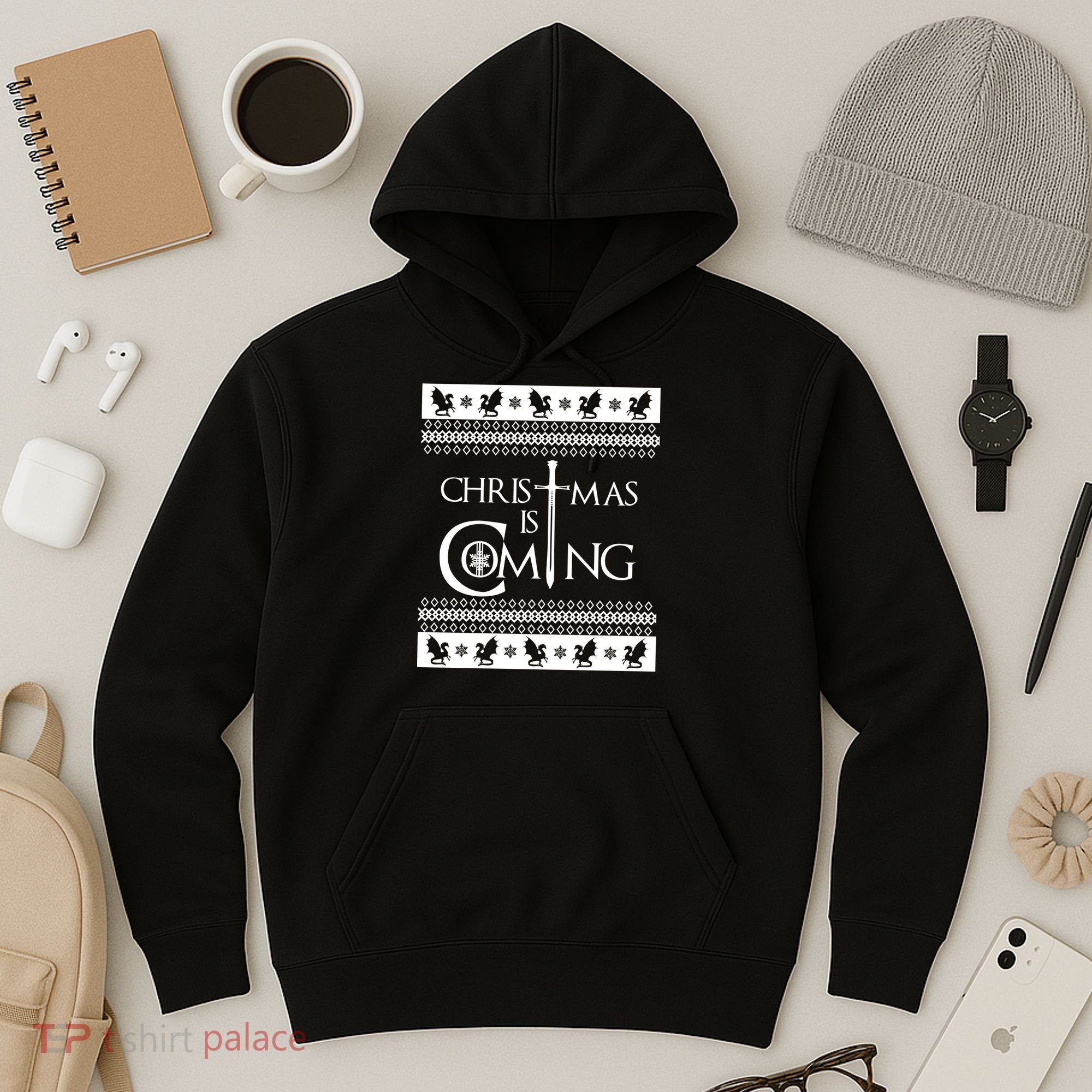 Christmas Is Coming Ugly Hoodie