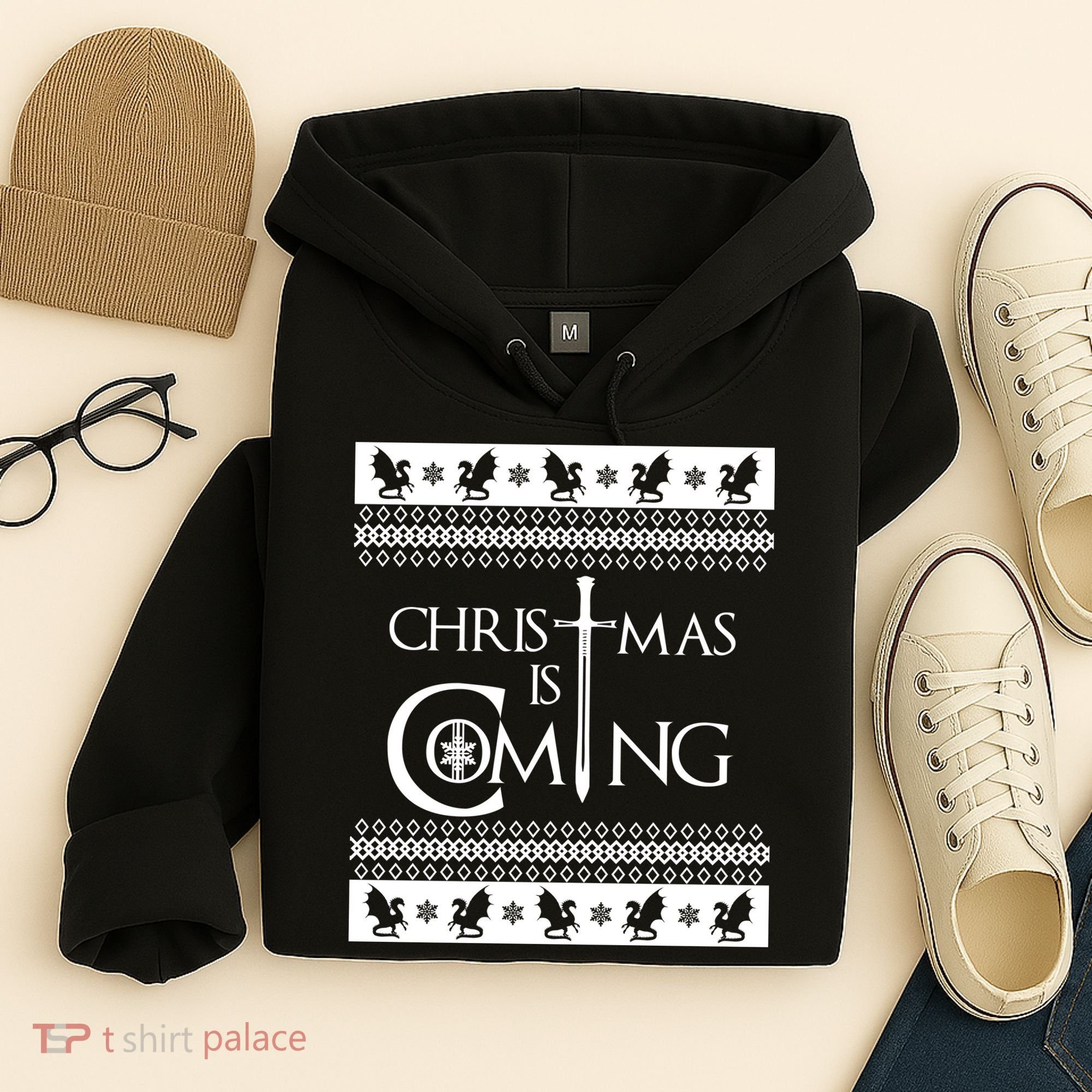 Christmas Is Coming Ugly Hoodie