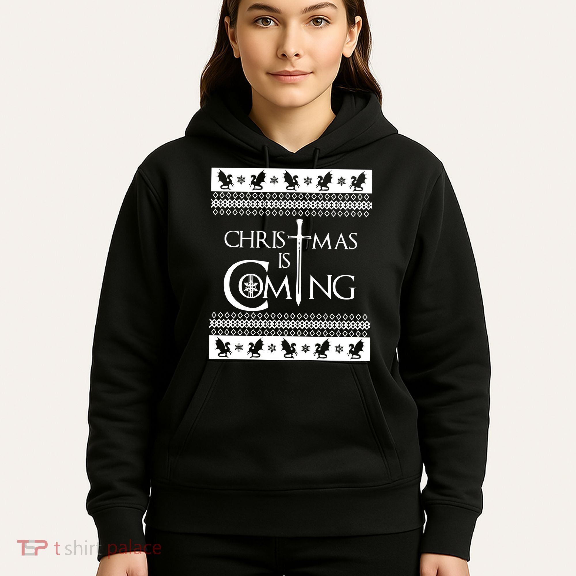 Christmas Is Coming Ugly Hoodie