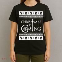 Christmas Is Coming Ugly T-Shirt thumb 4