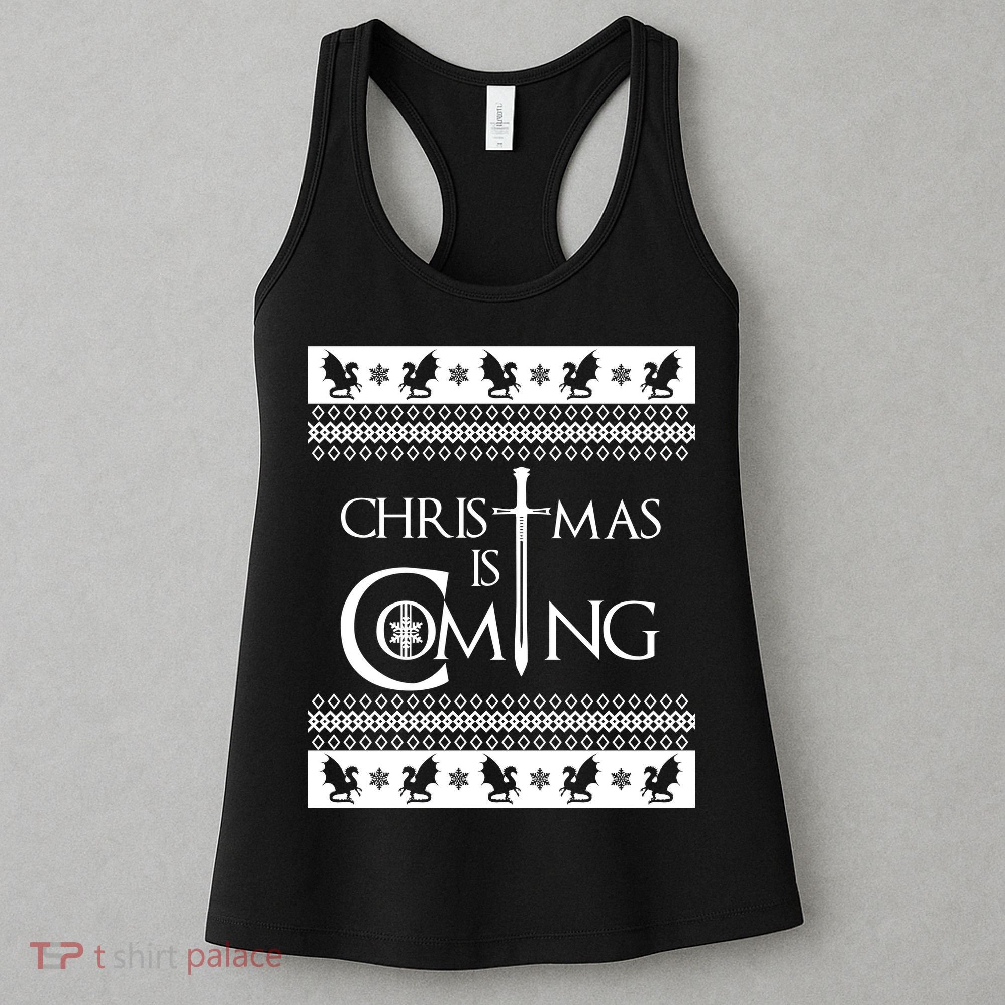 Christmas Is Coming Ugly Women's Tank Top