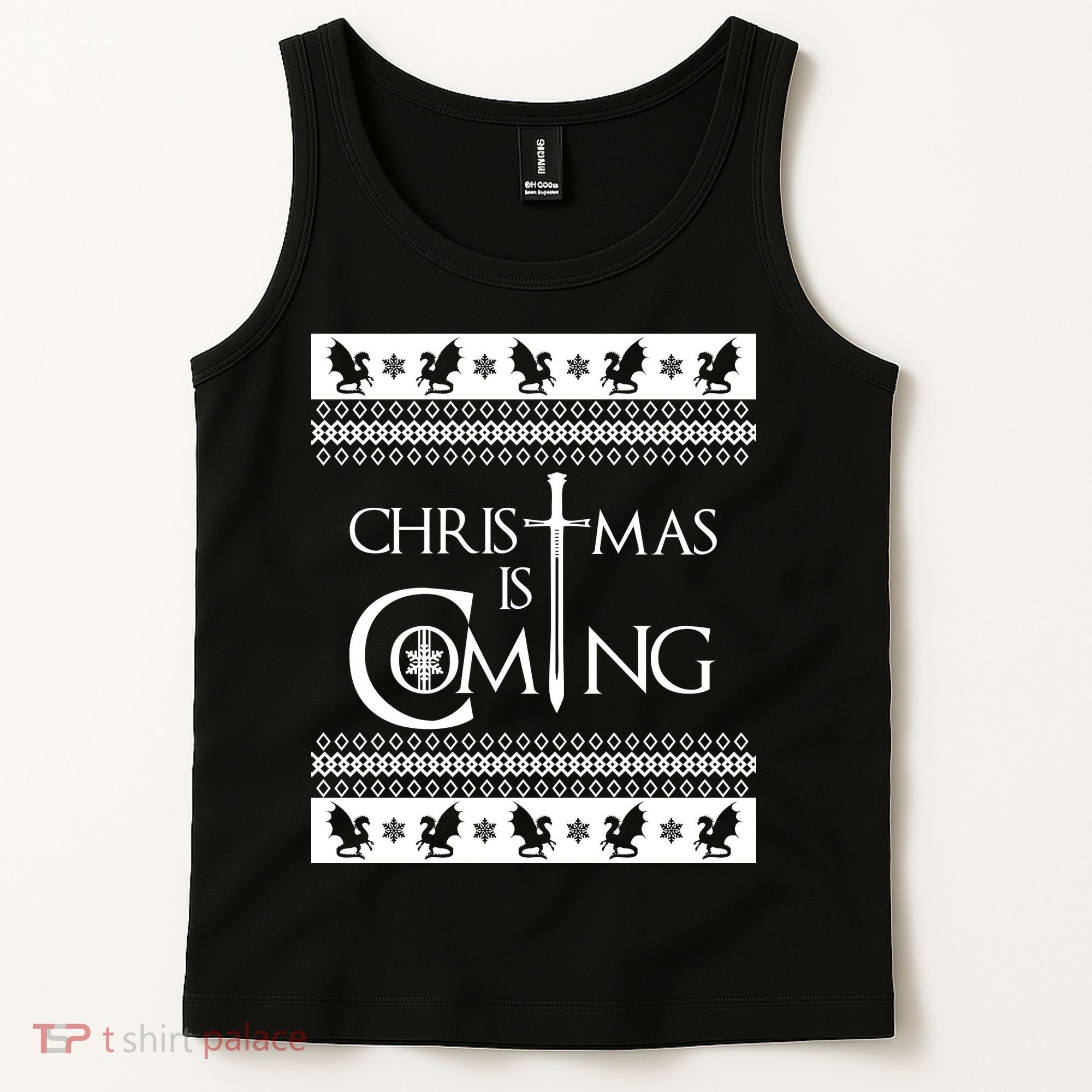 Christmas Is Coming Ugly Tank Top