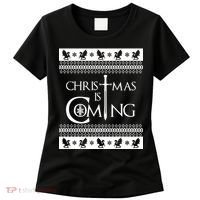 Christmas Is Coming Ugly Women's T-Shirt thumb 0