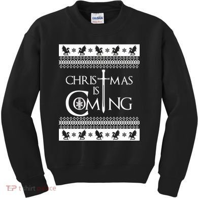 Christmas Is Coming Ugly Kids Sweatshirt
