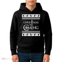 Christmas Is Coming Ugly Kids Hoodie thumb 4