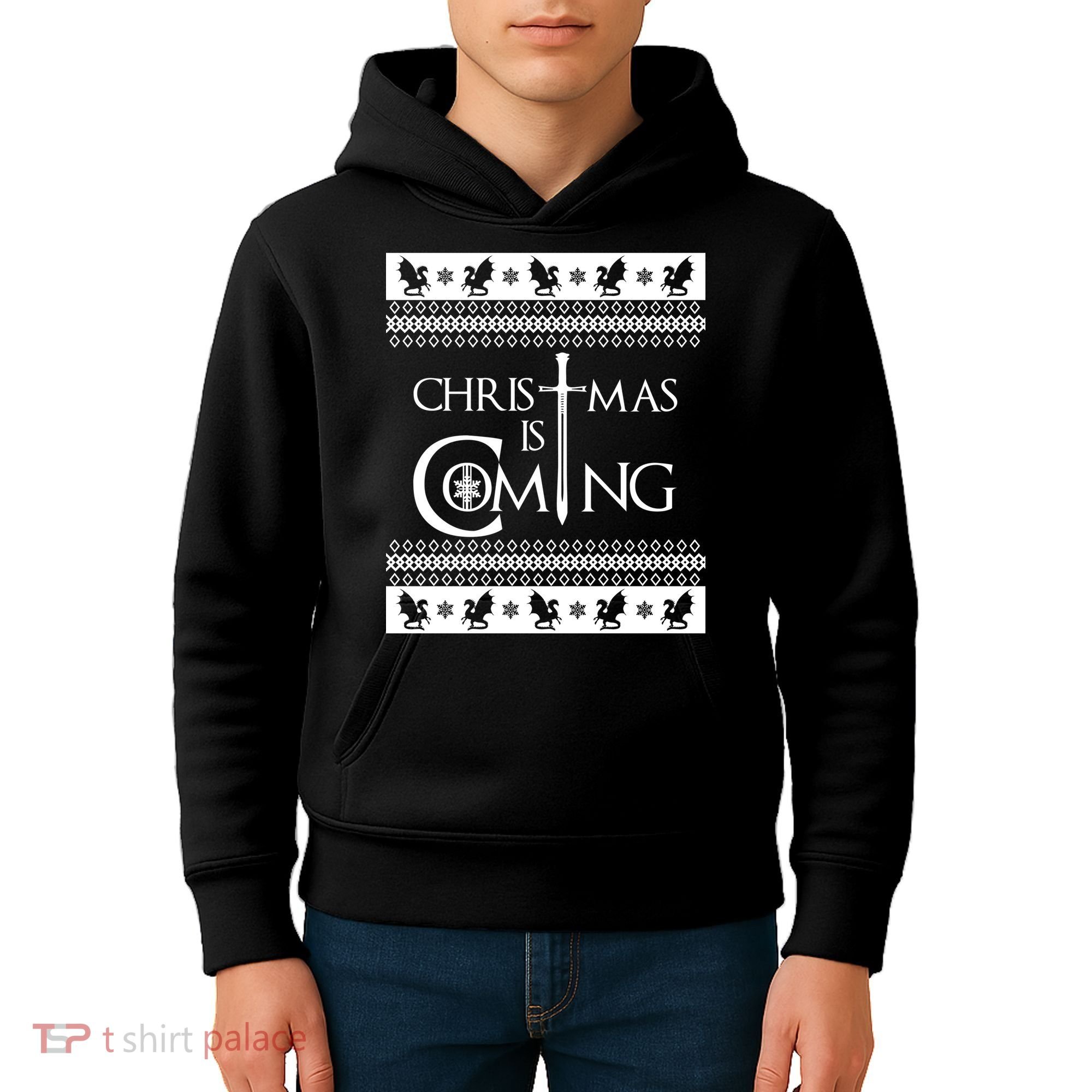 Christmas Is Coming Ugly Kids Hoodie
