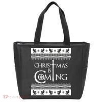 Christmas Is Coming Ugly Tote Bag thumb 0