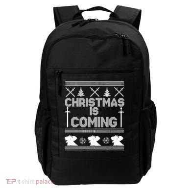 Christmas Is Coming Ugly Sweater Backpack