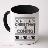 Christmas Is Coming Ugly Sweater Coffee Mug thumb 0
