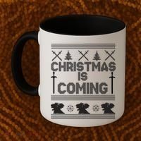 Christmas Is Coming Ugly Sweater Coffee Mug thumb 2