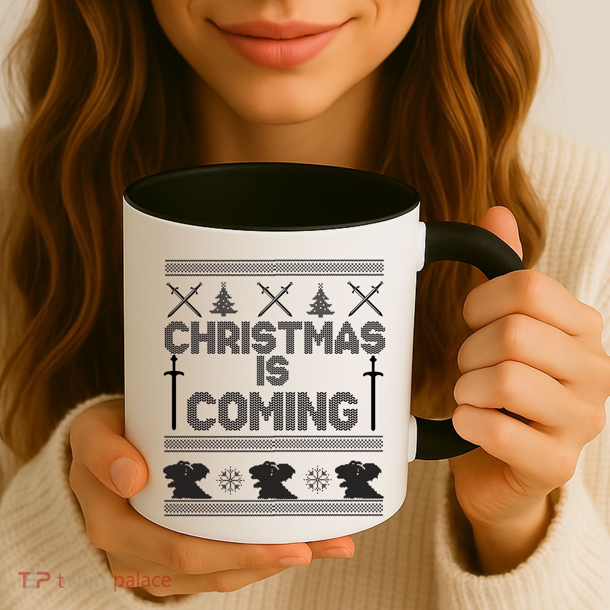 Christmas Is Coming Ugly Sweater Coffee Mug