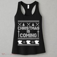 Christmas Is Coming Ugly Sweater Women's Tank Top thumb 3