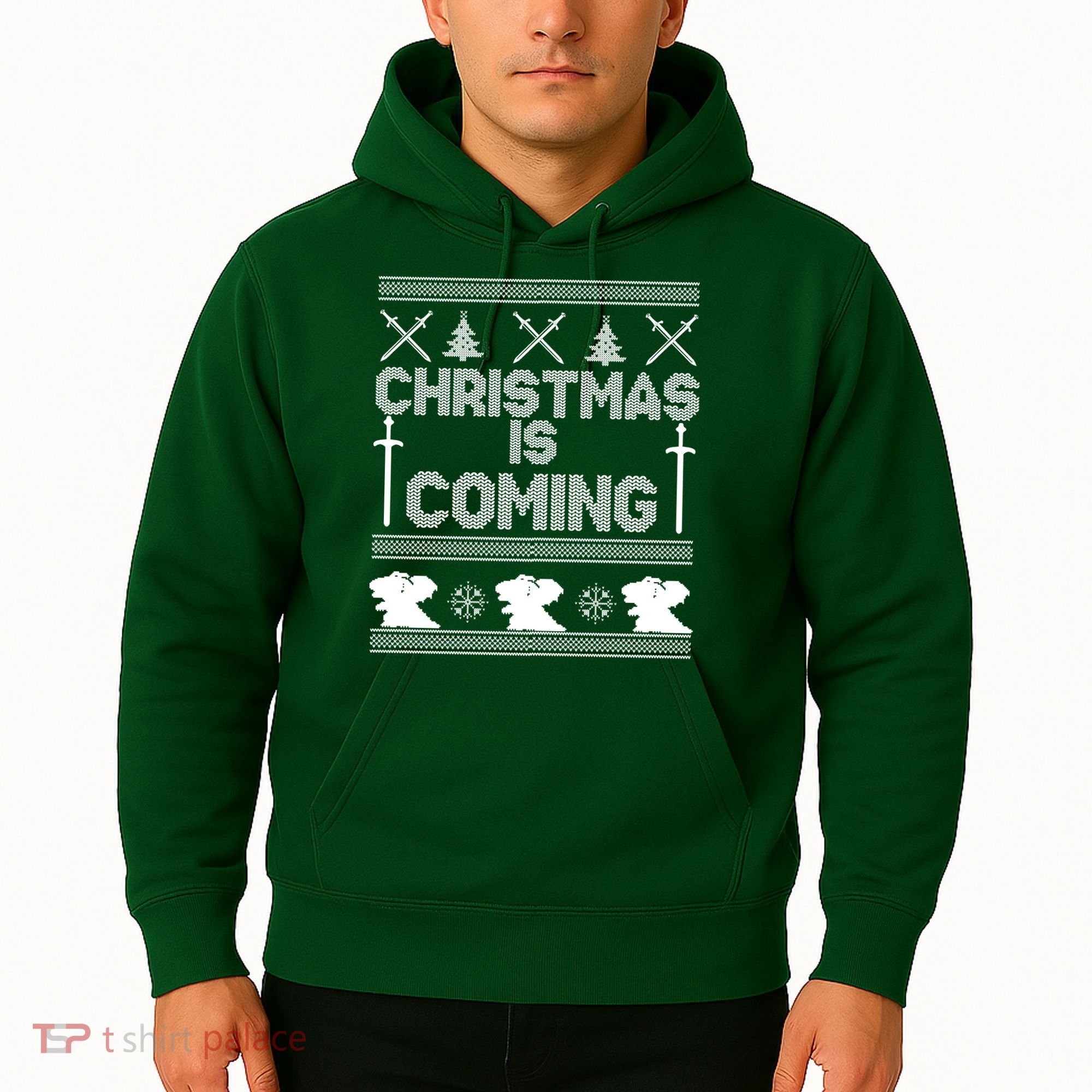 Christmas Is Coming Ugly Sweater Hoodie