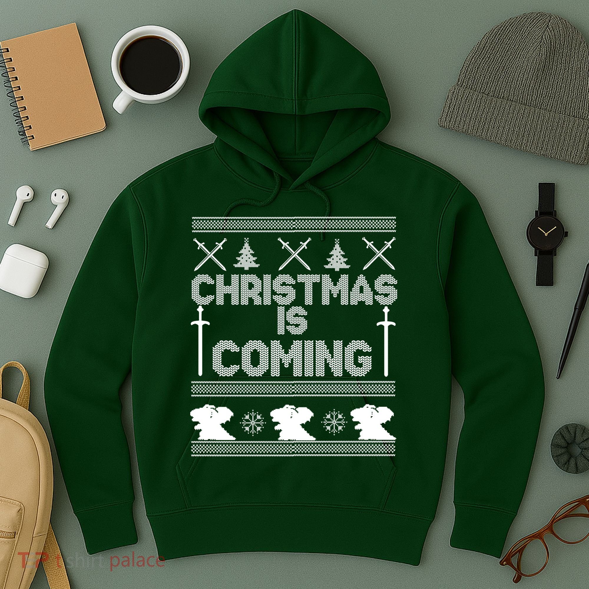 Christmas Is Coming Ugly Sweater Hoodie