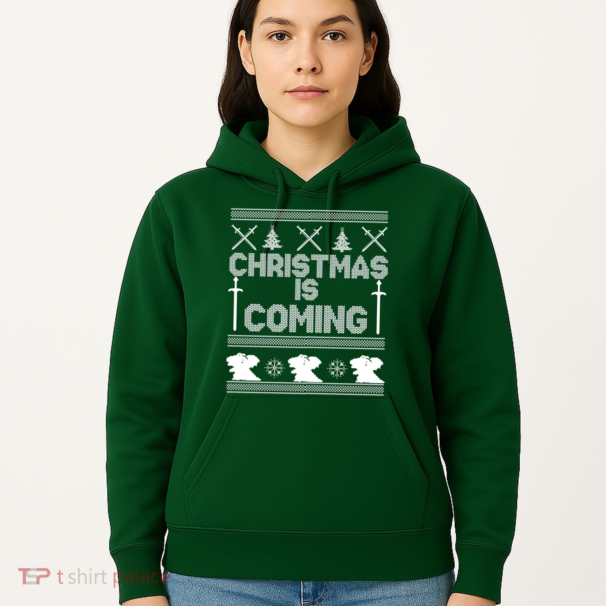 Christmas Is Coming Ugly Sweater Hoodie
