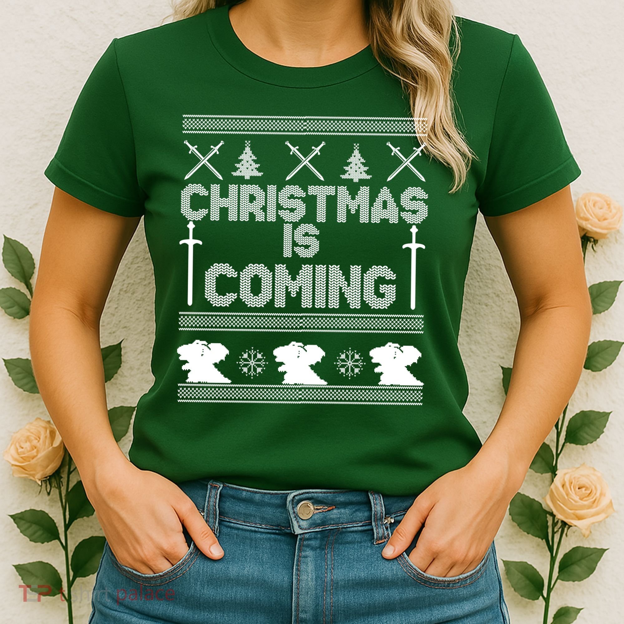 Christmas Is Coming Ugly Sweater Women's T-Shirt